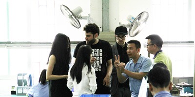 德國DADA MACHINES客人熱情來訪博厚電機(jī)公司